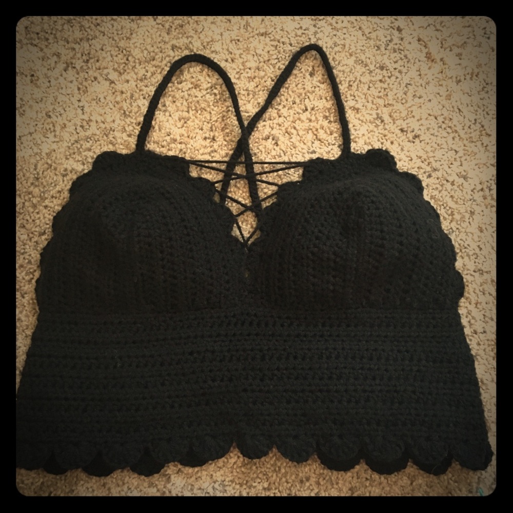 Handmade Crochet Large Corset Top